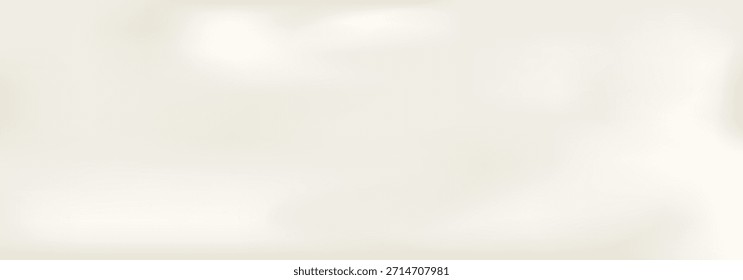 Cloud dancer color background 2026 year. Trendy white blurred pattern. Abstract sky texture, pale gradient bg. Light swatch copy space. Neutral gradation banner. Vector illustration