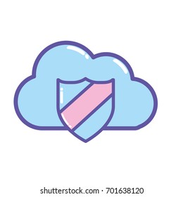 cloud data center with security shield