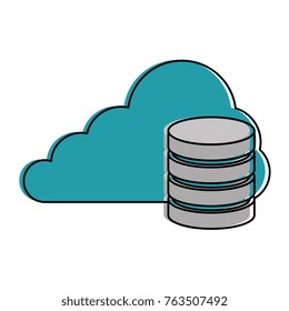 cloud with data disk
