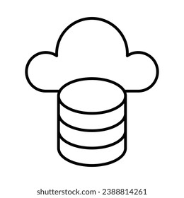 Cloud Data Icon Design For Personal And Commercial Use