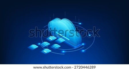 Cloud Data Storage Technology with Document Files Uploading to Cloud System, Secure Online File Management, Cloud Computing Infrastructure, Digital Data Backup, Business Cloud Storage,Internet Network