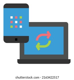 Cloud Data Technology Services Network Download Icon Vector, Database