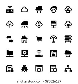 Cloud Data Technology Vector Icons 5