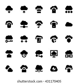 Cloud Data Technology Vector Icons 1