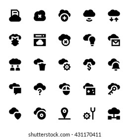 Cloud Data Technology Vector Icons 3