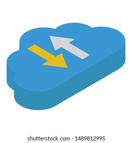 Cloud data transfer isometric design
