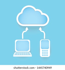 The cloud data vector for technology content.