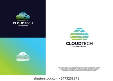 Cloud database logo design inspiration