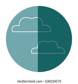 cloud decoration celebration icon contour