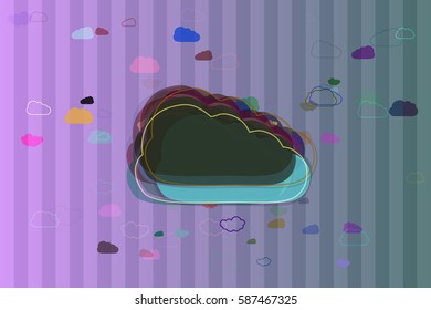 cloud design icon