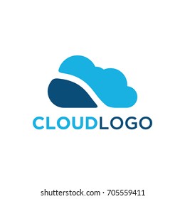 cloud design logo template