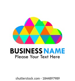 Cloud design logo template illustration
