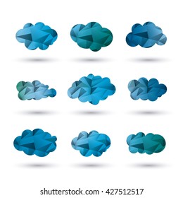 Cloud design. Weather icon. Colorful illustration