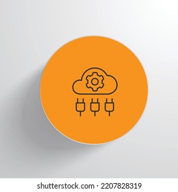 Cloud Directory APIs icon vector design