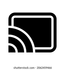 Cloud-Deaktivierung Symbol oder Logo einzeln auf Zeichen, Vektorgrafik - qualitativ hochwertige Vektorsymbole mit schwarzem Hintergrund