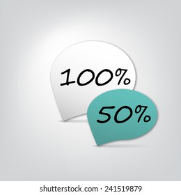 Cloud discount sales, gray background