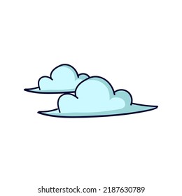 cloud doodle travel icon design vector image