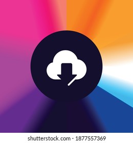 Descarga en la nube: botón Icono de aplicación
