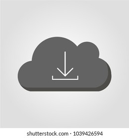 Cloud download icon.