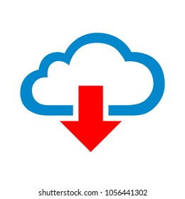 cloud download  icon