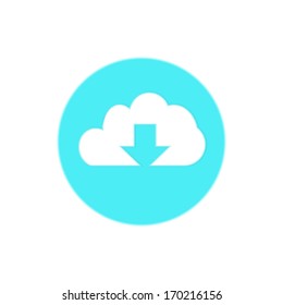 Cloud download icon