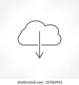 Cloud Download Icon