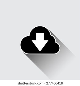 Cloud download icon