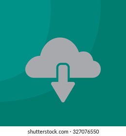 cloud download icon