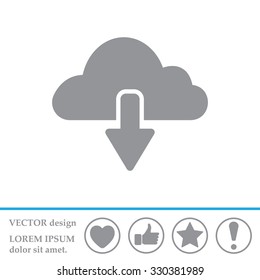 cloud download icon