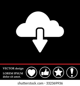 cloud download icon