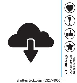 cloud download icon