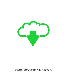 Cloud download icon.