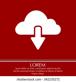 cloud download icon