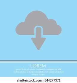 cloud download icon