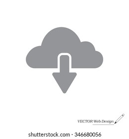 cloud download icon