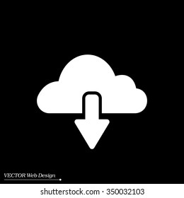 cloud download icon