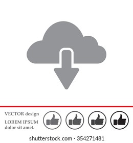 cloud download icon