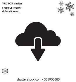 cloud download icon