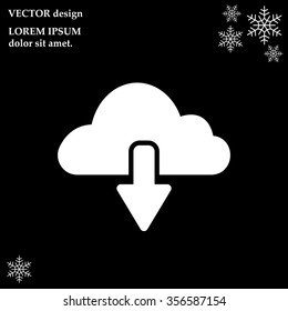cloud download icon