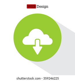 cloud download icon