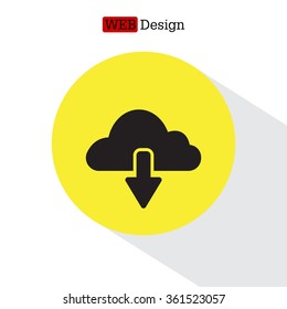 cloud download icon