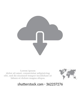 cloud download icon