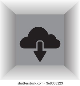 cloud download icon