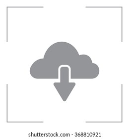 cloud download icon
