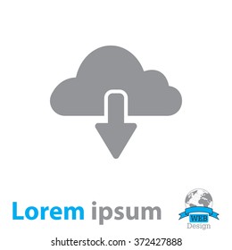 cloud download icon