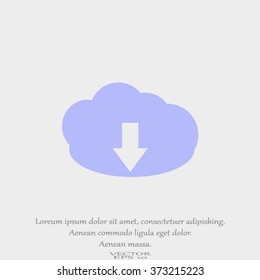 Cloud download icon.