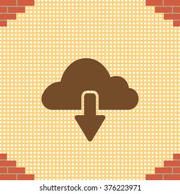 cloud download icon