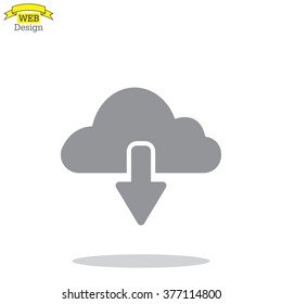 cloud download icon