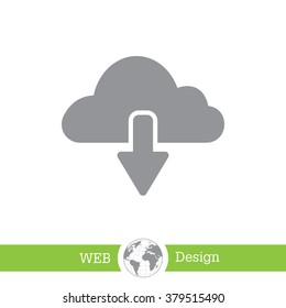 cloud download icon