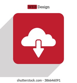 cloud download icon